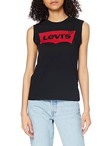 Levi's Damski sportowy tank top On Tour Red Hsmk Black Graphic, Red Hsmk Tank Black, XXS