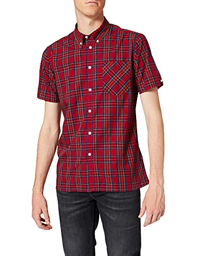 merc Mack męska koszula z krótkim rękawem, czerwony (Stewart Red), XL