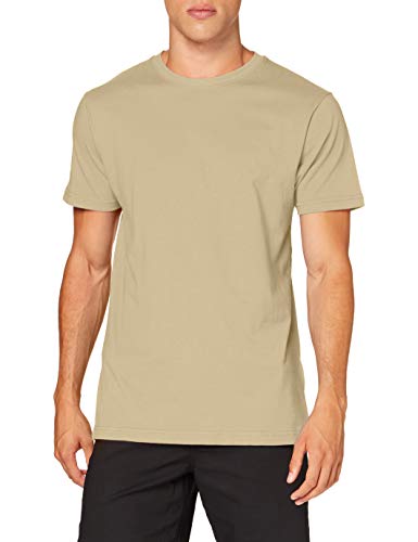Build Your Brand Męski T-shirt z okrągłym dekoltem, piaskowy, 4XL, beżowy (Sand), 4XL