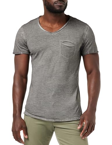 KEY LARGO t-shirt męski mt soda, Srebrny (1107), L