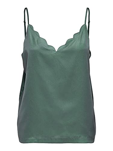 ONLY Damska koszulka ONLDEBBIE Singlet NOOS WVN, Zielony balsam, 64