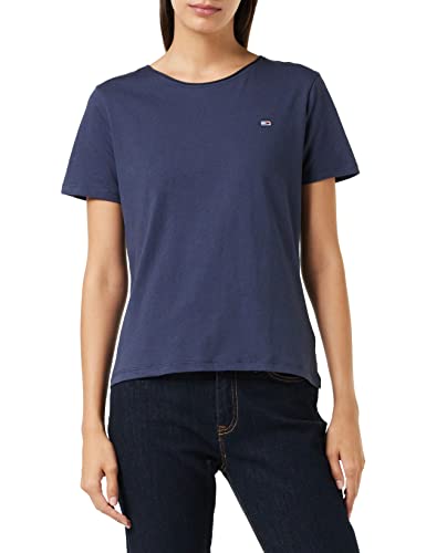 Tommy Hilfiger Damska koszulka Tjw Slim Jersey z dekoltem w kształcie litery C