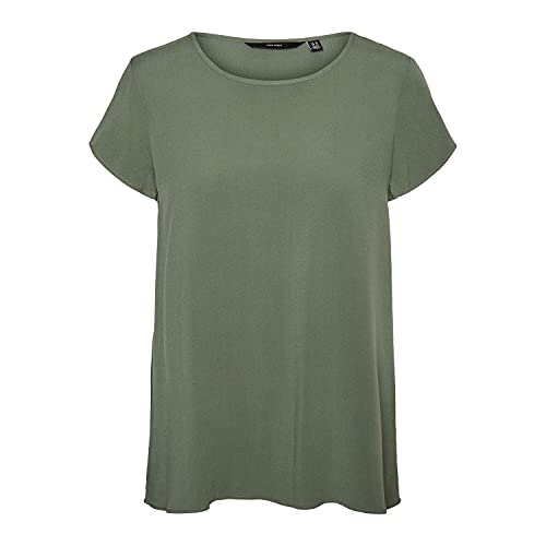Vero Moda Vmbecca Plain Ss Top Ga Noos Koszulka Kobiety, Laurel Wreath, XL