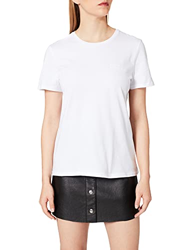 Herrlicher Damska koszulka Camber Jersey z nadrukiem, White 10, M