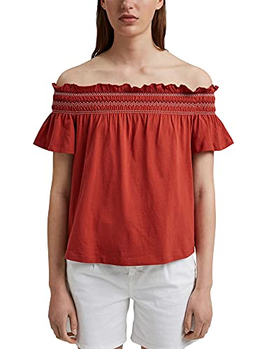 edc by ESPRIT T-shirt damski, 805/terakota., S
