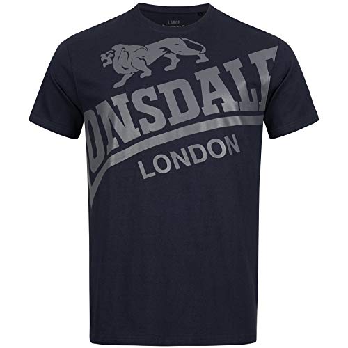 Lonsdale Męski T-shirt Watton, grantowy, L