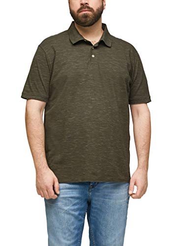 s.Oliver Big Size Męski T-shirt, oliwkowy (Olive Melange), XXL