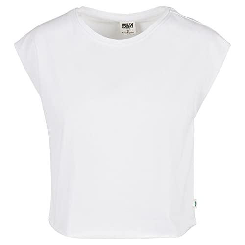 Urban Classics Damska koszulka z krótkim rękawem, biały, 4XL