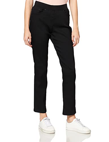 Raphaela by Brax Damskie spodnie jeansowe slim 10-6220, Pamina, rozm. W27/L32 (rozmiar producenta: 36 Normalny), czarne (Black 2), czarny, 27W / 32L