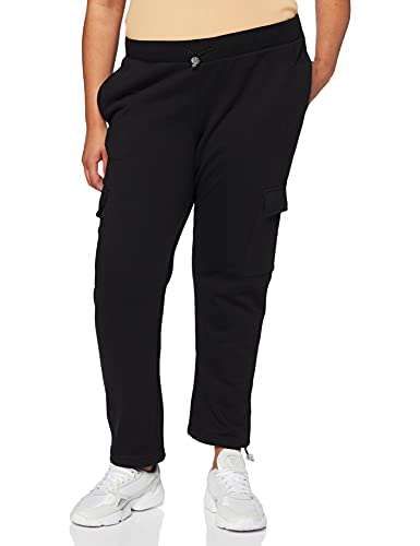 Urban Classics Damskie spodnie cargo Terry Pants spodnie rekreacyjne, czarny, L