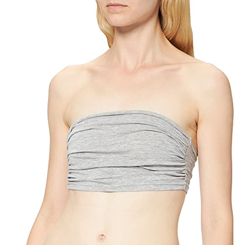 Urban Classics Damski top typu bandeau, szary (Grey 00111), S