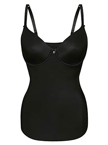 Sassa Damski 34333, rozm. 95C, (kolor 500 black) koszulka z biustonosza