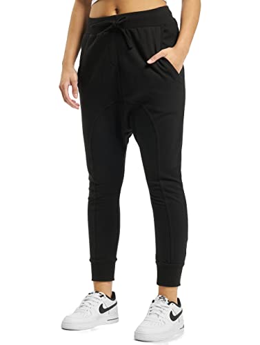 Urban Classics Tb936-00007 damskie spodnie sportowe, czarne (Black 7), W30 (rozmiar producenta: XL)