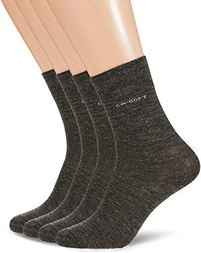 Camano skarpety męskie (4 sztuki), Szary (Light Grey 0003), 39-42 EU