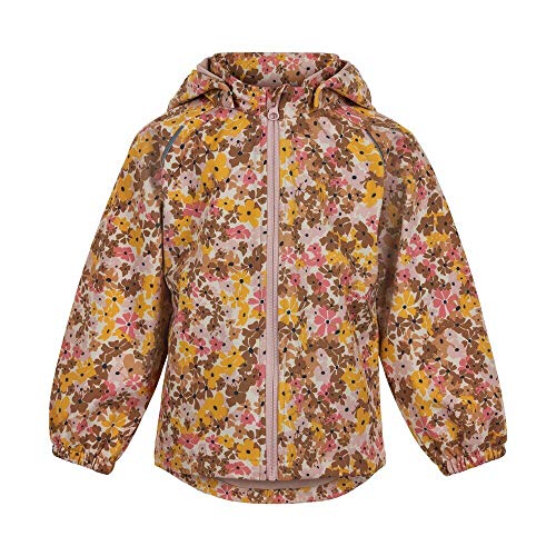 MINYMO Dziewczęca kurtka softshell z nadrukiem, Rose Smoke, 110 cm