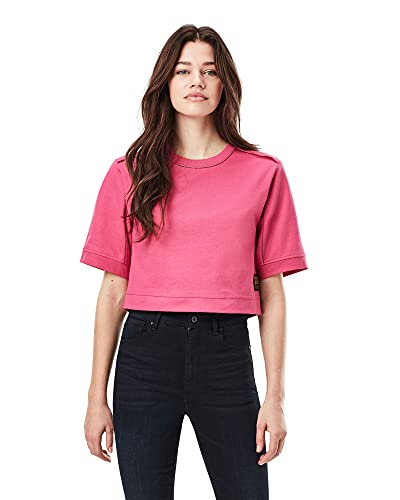 G-STAR RAW Damska koszulka Boxy Fit Loose, Rebel Pink C673-612, XL