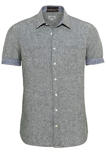 Camel Active Koszula męska 4092385s49, zielony (Leaf Green), L