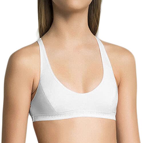 Dim 1 x biustonosz bez fiszbin Body Touch Komfort Dziewczynka, Blanc, 10 Lata