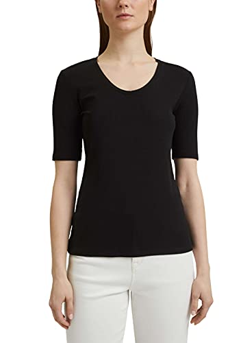 ESPRIT Collection T-shirt damski, 001/Black, S