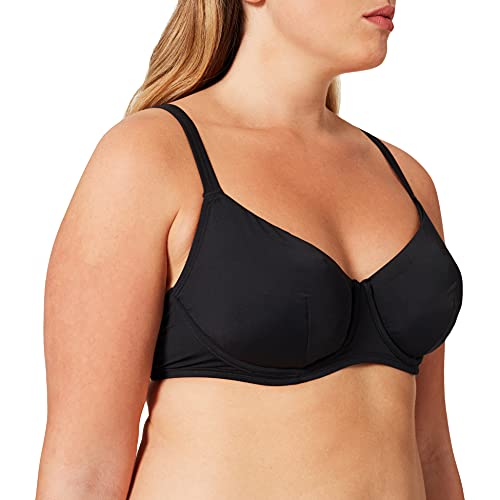 Skiny Damski biustonosz z fiszbinami Sea Lovers Bikini, czarny, 85C
