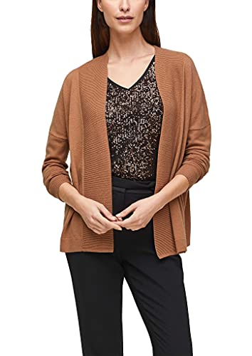 s.Oliver BLACK LABEL Damska kurtka z dzianiny, brązowy, 40 PL