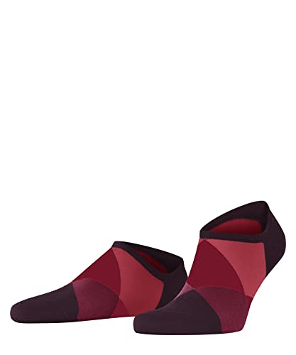Burlington Mężczyźni Skarpety do trampek Clyde M SN Bawełna krótkie z wzorem 1 Para, Czerwony (Claret 8375), 40-46