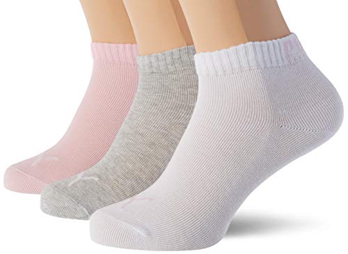 PUMA Skarpety dziecięce, uniseks, 3 sztuki w opakowaniu, Woda różana, 39-42