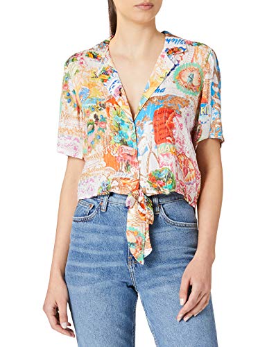 Desigual Damski top_Bali Swimwear Cover Up, biały, L