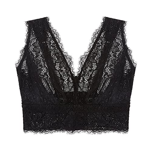 Cosabella Damski biustonosz PRET Curvy Long Bralet, czarny, XS