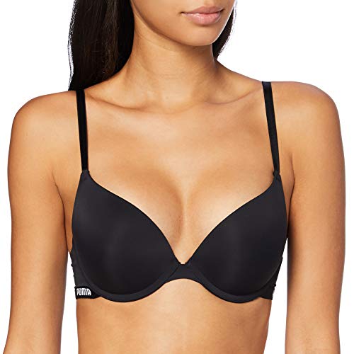 PUMA Damski biustonosz push-up, czarny, 70C