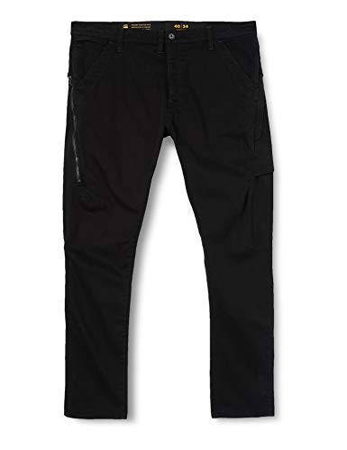 G-STAR RAW Citishield 3D Cargo Slim Tapered spodnie męskie, Czarny (Dk Black Gd D18146-c096-b564), 25W / 34L