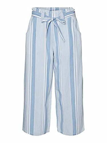 VERO MODA Spodnie damskie High Waist S32Light Blue Denim