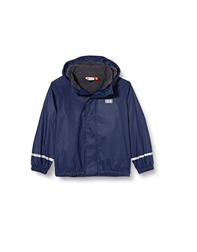 Lego Wear Dziecięca kurtka przeciwdeszczowa z podszewką Lwjipe, uniseks, 590, 140