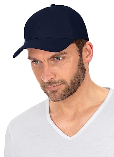 Trigema Męska czapka baseballowa, Niebieski (granatowy 046), jeden rozmiar