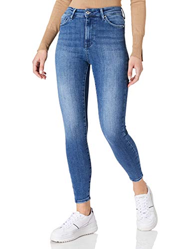 ONLY dżinsy damskie, niebieski (medium blue denim), 26W x 30L