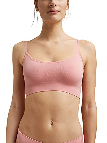 ESPRIT Prawie bezszwowy, niewatowany biustonosz, koralowy, M