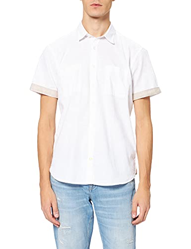Camel Active Koszula Męska 4092385S49, Broken White, M