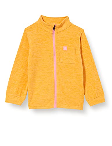 Color Kids Unisex dziecięca mini kurtka polarowa Melange, Cadm Yellow, 74