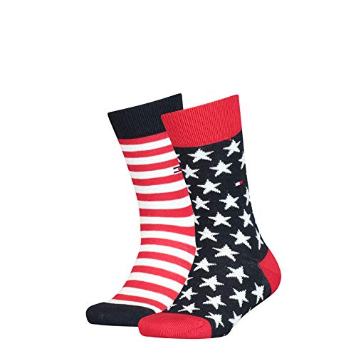 Tommy Hilfiger Skarpety dziecięce, uniseks (2 sztuki), Tommy Original, 31-34