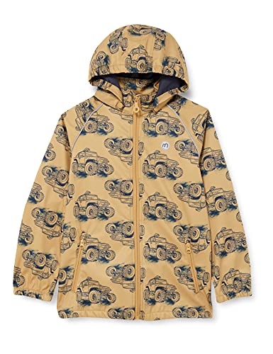 MINYMO Chłopięca kurtka softshell z nadrukiem, Antelope, 110 cm