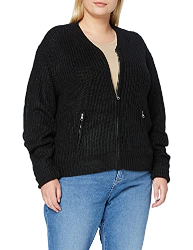 Urban Classics Damska kurtka z dzianiny Ladies Knit Bomber, czarny (Black 00007), S