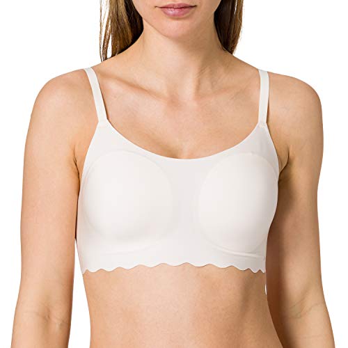 Sloggi Damski biustonosz Zero Feel Wavy, Angora, XS