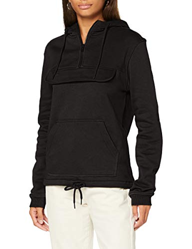 Build Your Brand Damski sweter z kapturem Ladies Sweat Pull Over Hoody dla kobiet dostępny w 3 kolorach, rozmiarach XS - 5XL, czarny, 5XL