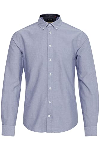 BLEND Koszula męska na co dzień, Niebieski (Marina Blue 74674.0), M