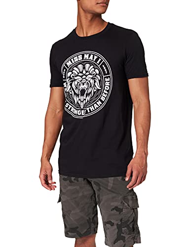 CID Męski T-shirt Miss May I-Lion Crest, czarny, L