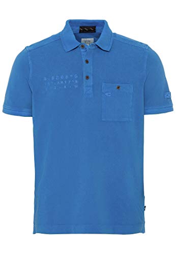 Camel Active 4094615P08 Męska Koszulka Polo, Niebieski (Strong Blue), M