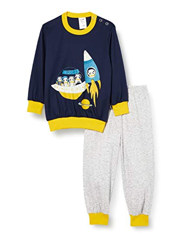 CALIDA Zestaw piżamowy dla dzieci Astronaut unisex, Peacoat Blue, 80 cm