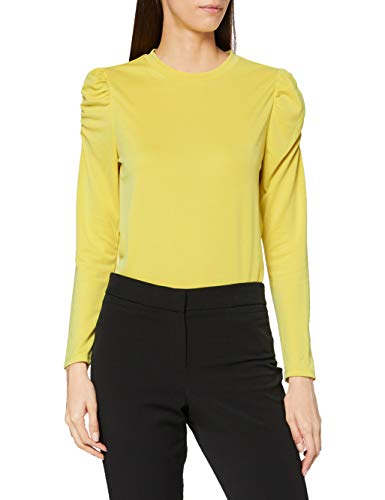 s.Oliver T-shirt damski, limonkowy żółty, 42 PL