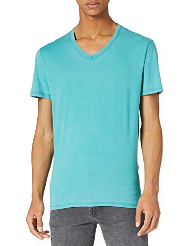 Replay Męski T-shirt, 488 GREEN WATER, M