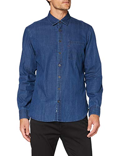 Camel Active Koszula Męska, Indygo, M